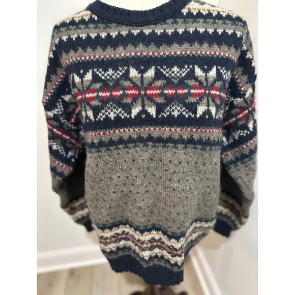 Vintage Woolrich Men's Large Wool Blend Sweater Made in USA Medium - Picture 9 of 10